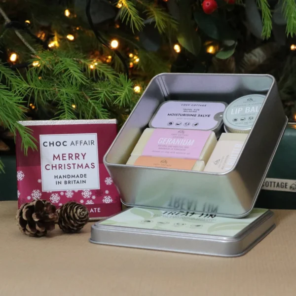 Festive Christmas Eco Treat Tin