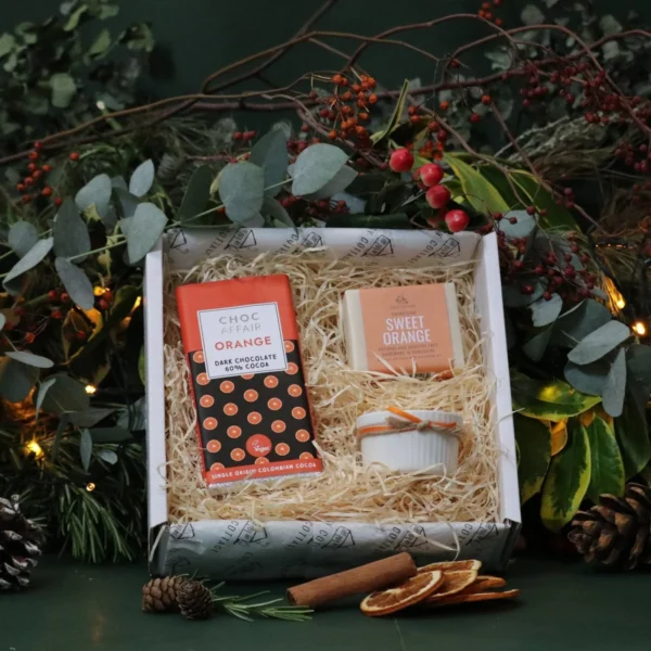 Christmas Orange Gift Box